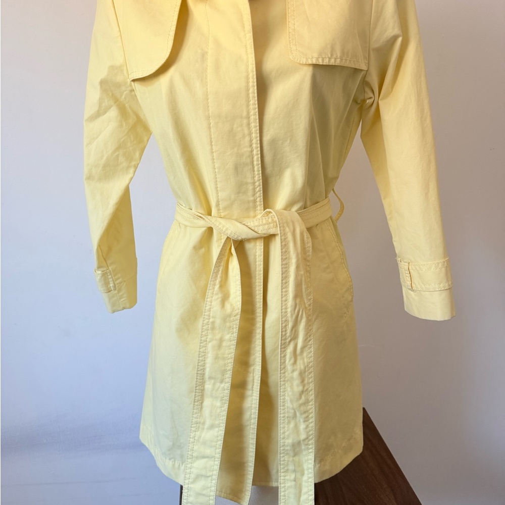 GAP Yellow Women's Trench Coat